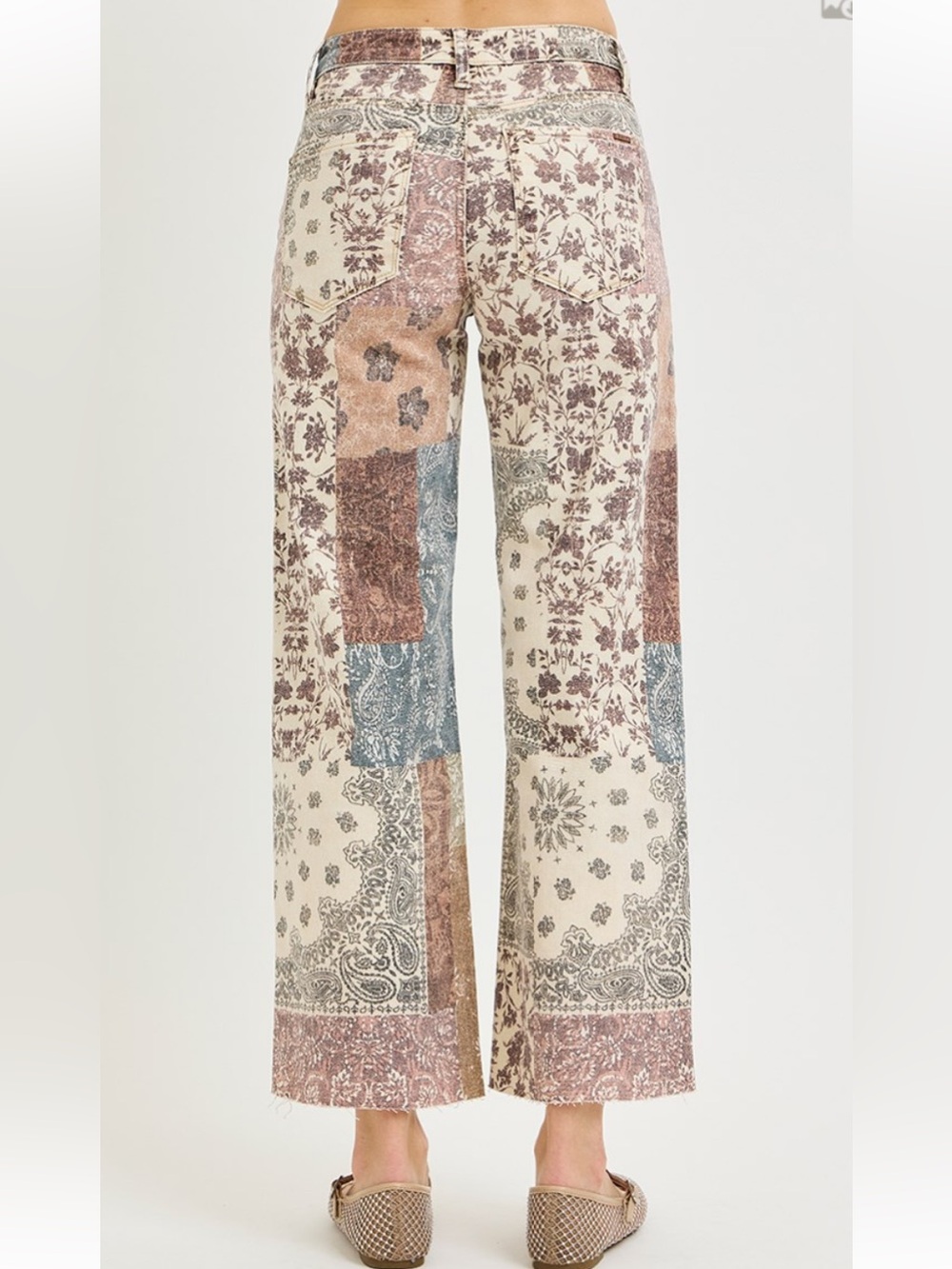 206 ❤️RISEN HIGH RISE ANKLE WIDE LEG PANTS - Picture 3 of 4